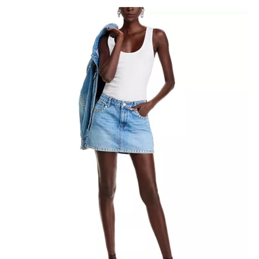 BLANKNYC
Studded Denim Mini Skirt - Picture 2 of 11